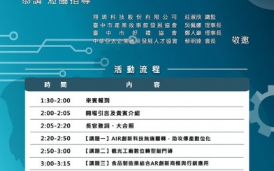 【臺中產業AIR智慧科技轉型】